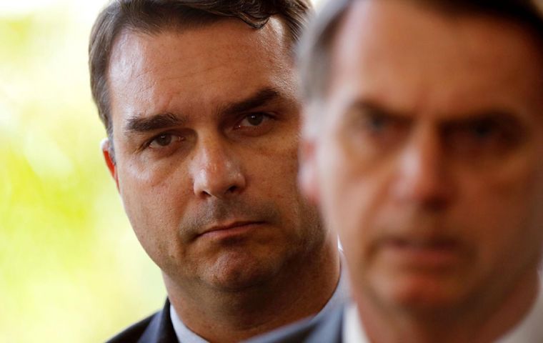 Flavio Bolsonaro has yet to explain to federal prosecutors, who are investigating Flavio in connection with at least two luxury apartments he purchased in Rio