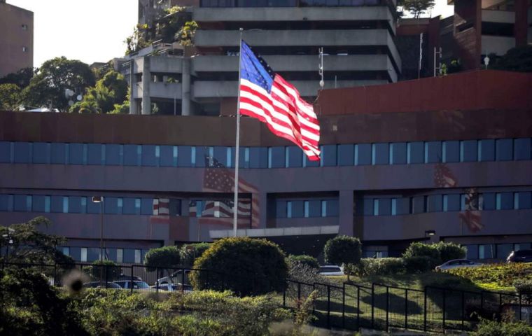 US State Department had announced on Monday it will withdraw its staff from Venezuela this week, saying their presence had become “a constraint on US policy”