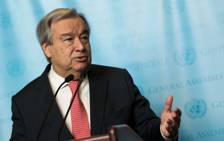 Antonio Guterres, Secretary General of the United Nations Organization 