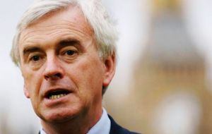 Shadow chancellor John McDonnell said PM May risked “destroying confidence in our political system” if her government was planning to give DUP “another bung”