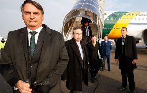 It was Bolsonaro's first trip abroad for a bilateral meeting since taking office on January 1. He attended the Davos summit in Switzerland in January.