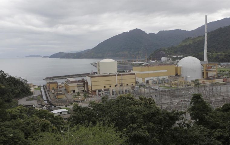 Eletronuclear, the Centrais Elétricas Brasileiras SA subsidiary that manages the Angra nuclear plants, said that the uranium being transported was not dangerous