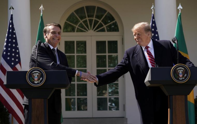 Jair Bolsonaro and Trump said in a joint statement that Brazil had agreed to begin a process to relinquish special and differential treatment in WTO negotiations. 