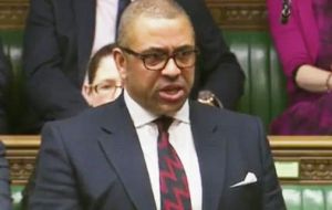 “In a spectacular display of indecision, Commons has voted against remaining in the EU and every version of leaving the EU,” tweeted Mr James Cleverly