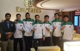 Pakistan Green-shirts were scheduled to make their debut in the 12th World Futsal Championship which began on Sunday at Misiones province