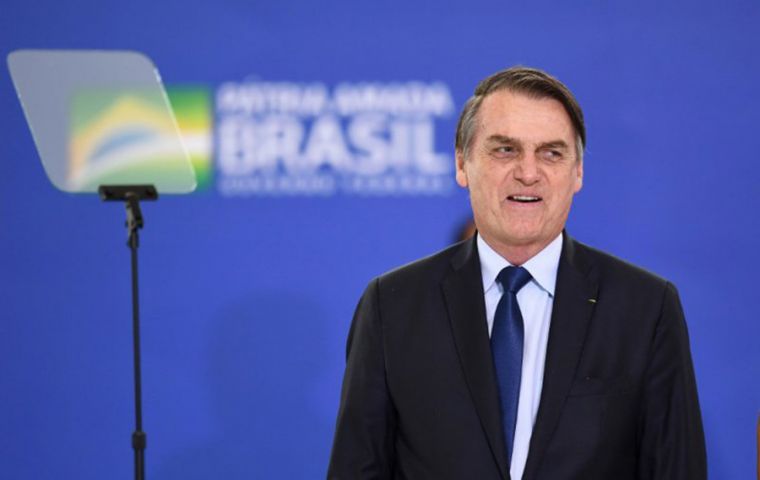 Bolsonaro is finding that his uncompromising style and penchant for Twitter are not working in Congress where he lacks a majority to push through legislation (Pic: Evaristo Sa/AFP)