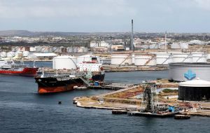  Washington on Friday imposed sanctions on 34 vessels owned or operated by PDVSA as well as on two companies delivering oil to Cuba