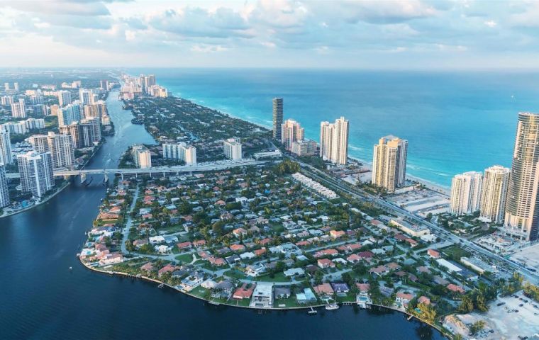 In 2018, international buyers spent US$ 8.7bn on residential properties in Miami-Dade, Broward and Palm Beach counties, up 22.5% from US$ 7.1 billion in 2017
