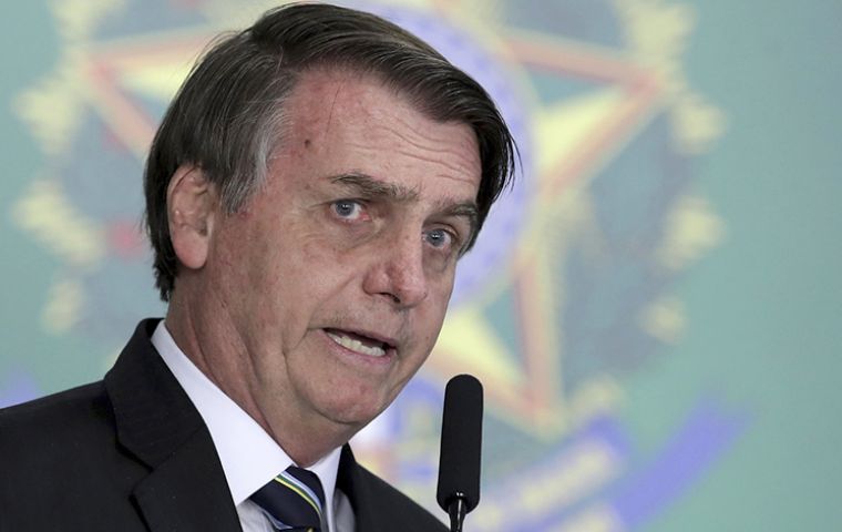 “We can forgive, but we cannot forget. That quote is mine. Those that forget their past are sentenced not to have a future,” AP quoted Bolsonaro saying