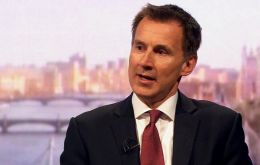 Foreign Secretary Jeremy Hunt said the public would find it “hugely disappointing” to be asked to send MEPs to Brussels. 