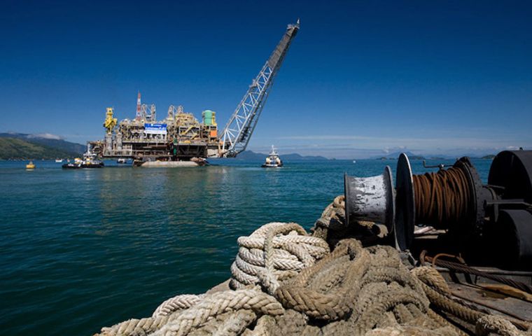 The blocks, in the pre-salt zone off the Brazilian coast, are part of an area the government awarded for exploration and development to Petrobras a decade ago