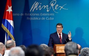 “Cuba does not have troops nor military forces nor does it participate in military or security operations in Venezuela,” foreign minister Bruno Rodriguez said