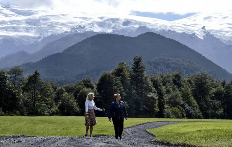 Both parks are in a remote region of southern Chile known for its grandiose mountain scenery, untracked Andean peaks and rare species of wildlife