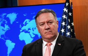 The president dismissed a claim by US Secretary of State Mike Pompeo that he had been ready to flee the country, and accused the US of directing an attempted coup.