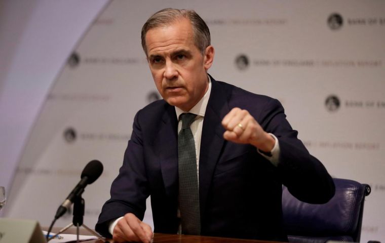 If there is a resolution to the Brexit impasse, and inflation and growth continue to pick-up, then more increases are likely, governor Carney said.