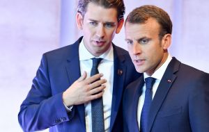 Kurz said French President Emmanuel Macron, who opposes changing the Strasbourg arrangement, should get on board