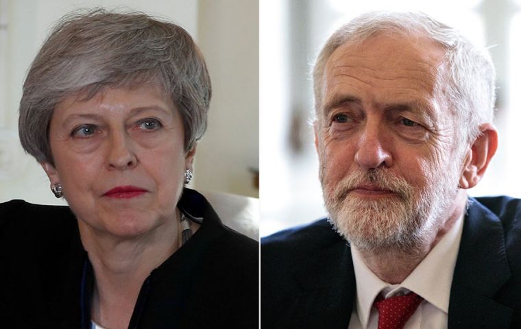 The statement came after talks between May and opposition Labour leader Jeremy Corbyn on a possible compromise that would end a parliament deadlock on Brexit