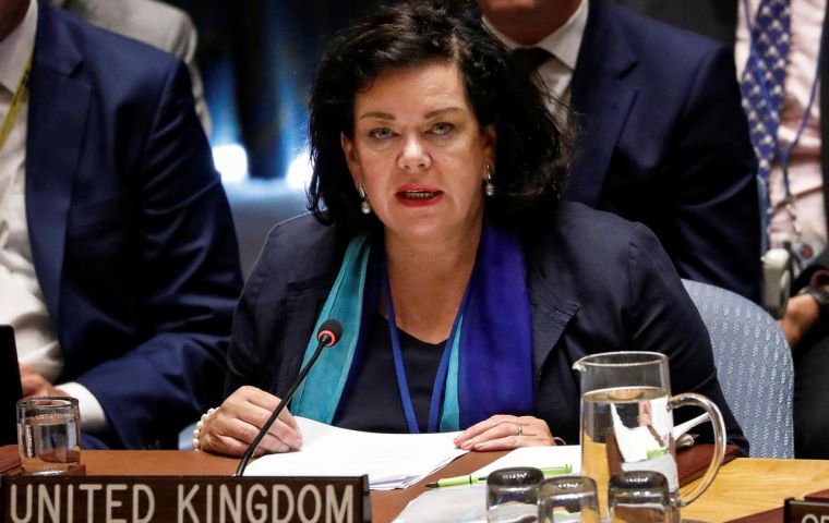UK’s ambassador to the UN, Karen Pierce, said she did not expect any change of position on the part of Argentina, a country with which London maintains good relations