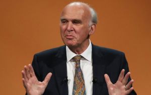 Vince Cable's pro-EU Liberal Democrats surged to 20% from 6.7% in 2014 and were ahead of the 16.5% of the main opposition party Labour Party 
