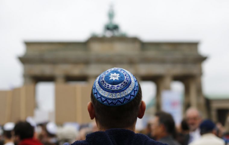 “I can't recommend Jews to wear the Kippah anytime anywhere in Germany,” said Klein. (Pic RT)

