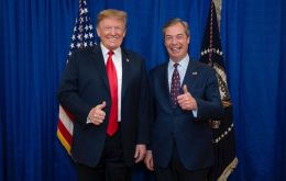 “Nigel Farage is a friend of mine. Boris is a friend of mine,” Trump told reporters as he left the White House to deliver a speech in Colorado.