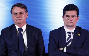 The office of President Jair Bolsonaro told the Globo TV network late Monday that the leader had “complete trust” in Moro