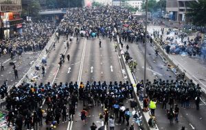 Protesters are demanding that Chief Executive Carrie Lam back down from a controversial extradition Bill allowing HK to convey fugitives to the mainland