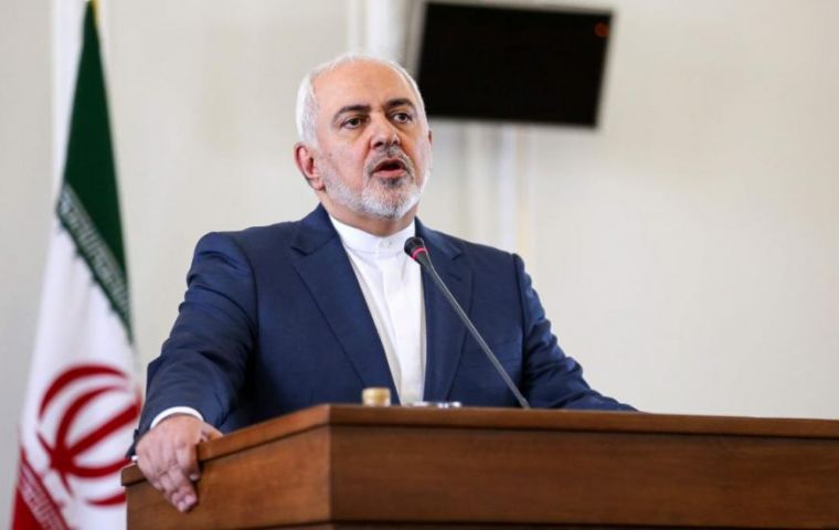 Foreign minister Javad Zarif tweeted the US had “immediately jumped to make allegations against Iran without a shred of factual or circumstantial evidence”