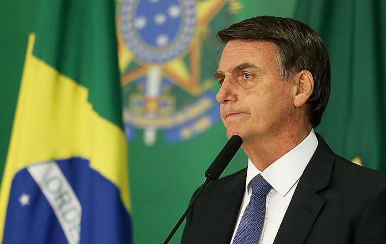 Speaking to reporters on Friday, Bolsonaro said employers would “think twice” before hiring a gay person for fear they could be accused of homophobia.
