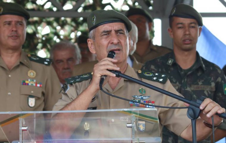The president’s spokesman said Santos Cruz was leaving to be replaced by General Luiz Eduardo Ramos Baptista Pereira, a commander in Brazil’s southeast region
