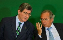 Joaquim Levy (left), a University of Chicago-educated economist and former finance minister said he has sent a note of resignation to Economy Minister Paulo Guedes.
