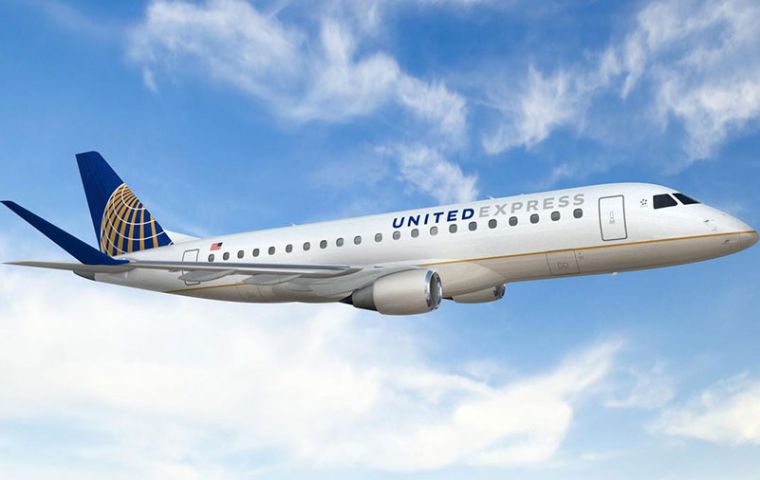 Including this new United contract, Embraer has sold more than 585 E-175s to airlines in North America since January of 2013. 