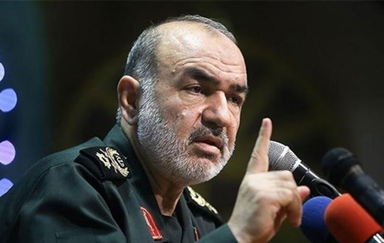  “Borders are our red lines. Any enemy that invades these borders will not return [home],” Hossein Salami, commander-in-chief of the Revolutionary Guard