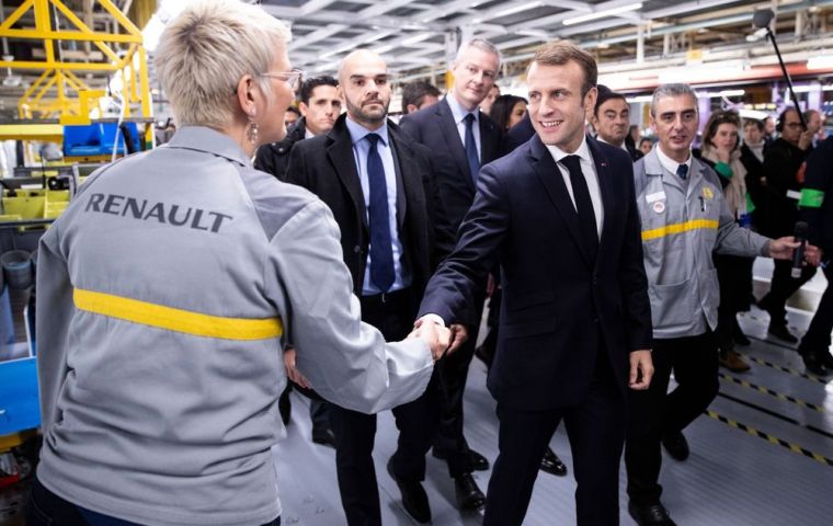 ”Nothing in this situation justifies changing the cross shareholdings, the rules of governance, and the state's shareholding in Renault”, Macron told reporters