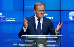  Tusk said he would continue talks with top EU leaders including from France and Germany on the sidelines of the G20 meeting in Osaka 