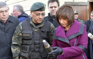  “These are organizations that need weapons that are more sophisticated than what the common criminal would use,” Minister Patricia Bullrich said
