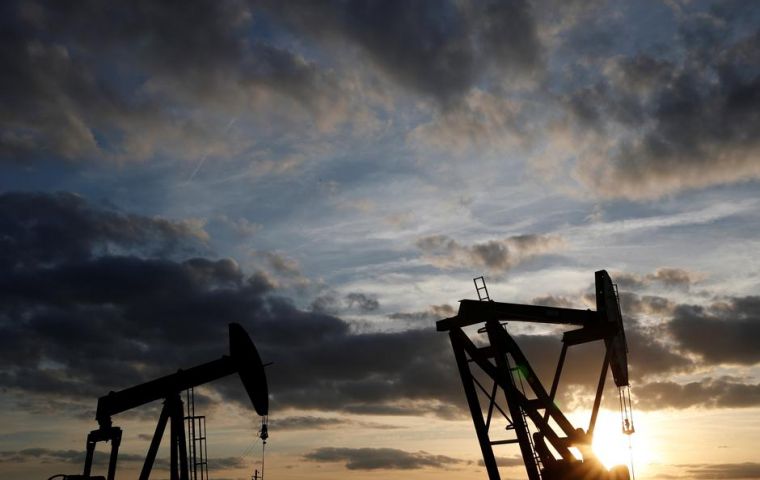 Brent crude futures for September delivery had dropped 33 cents, or 0.5 per cent, to US$64.73 a barrel by 0034 GMT