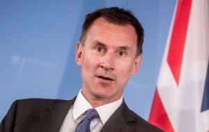  Foreign Secretary Jeremy Hunt - one of two candidates to become Britain's next prime minister - took the lead in condemning China's entire approach