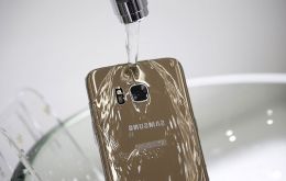  The suit, which could result in multimillion-dollar fines, centers on some 300 ads  in which Samsung showed its Galaxy phones being used underwater