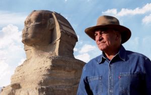 Former Egyptian antiquities minister Zahi Hawass said the piece appeared to have been “stolen” in the 1970s from the Karnak Temple complex just north of Luxor.