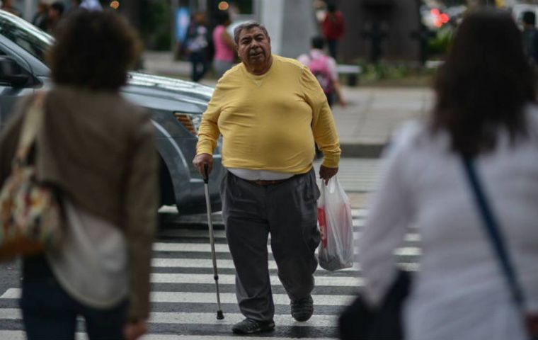 “In Latin America and the Caribbean ... obesity currently affects around one quarter of the population, while about 60 per cent of the population is overweight”