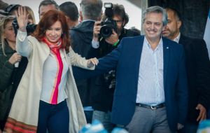 Macri’s top opponent is Alberto Fernandez, whose VP candidate is Cristina Fernandez de Kirchner, the former populist president from 2007 to 2015
