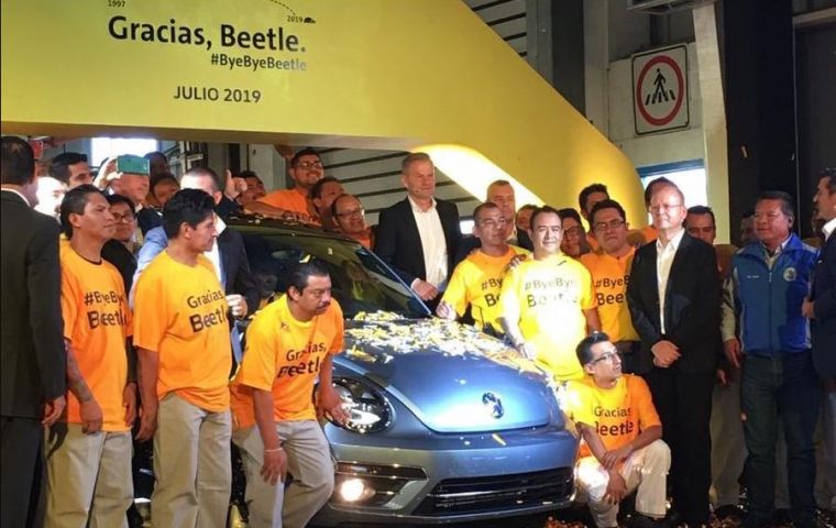 The last Beetle will be put on display at the company’s museum in Puebla