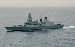 HMS Duncan is deploying to maintain a continuous British maritime security presence in the Persian Gulf.