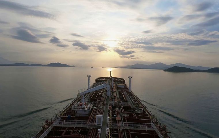 The ships are at bay in the Paranaguá port in southern Paraná state, the port's press service confirmed. 