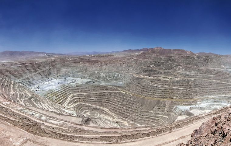 In its second-quarterly report the Chilean Copper Commission reduced its 2020 projection from US$3.08 to US$2.90 a pound, it said in a statement