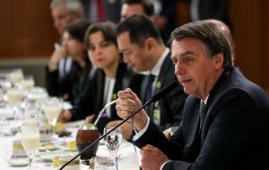  “I am convinced that the data is a lie, and we will ask the president (of the organization) to come here and talk about it,” Bolsonaro said on Friday 
