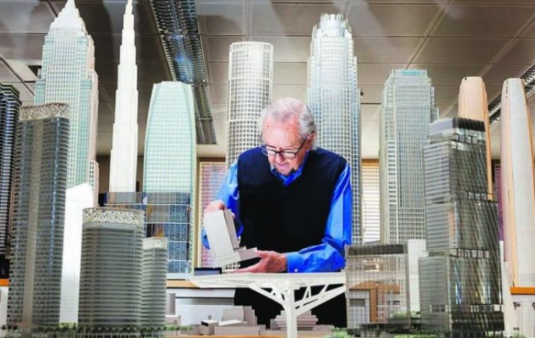 In 1977, Pelli became dean of Yale University's School of Architecture and founded Cesar Pelli & Associates, according to a biography on the website