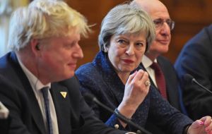 Mr Johnson thanked his predecessor, saying it had been “a privilege to serve in her cabinet”. He was Mrs May's foreign secretary until resigning over Brexit.