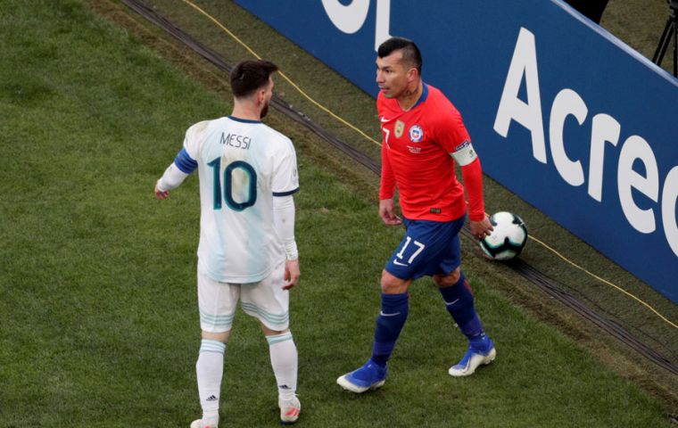 The decision does not mention Messi's attacks against the Copa America organization